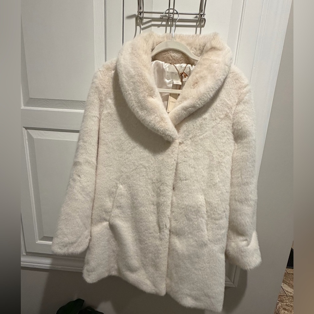 Christian Siriano Faux Fur Jacket